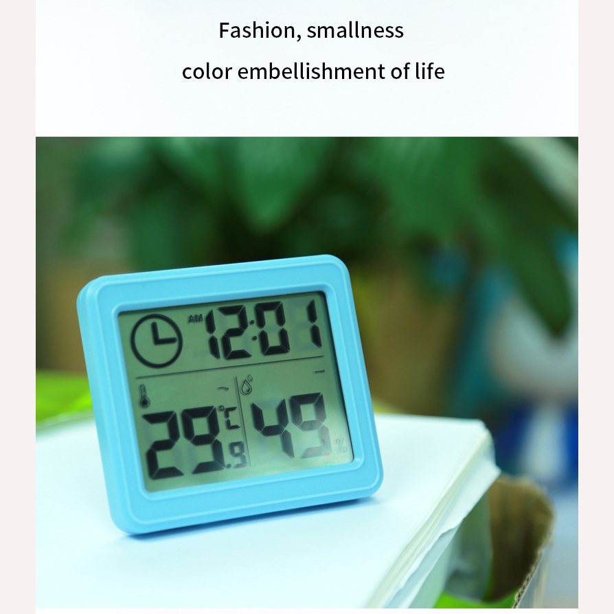 ANENG Jam Digital Meja Dinding Thermometer Hygrometer Sensor ZL20